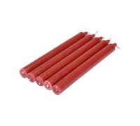 Lot de 5 Bougies Chandelier Essentiel II 19cm Rouge