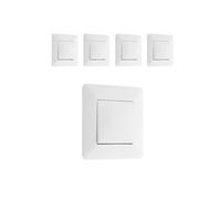 - Lot de 5 boutons poussoirs Artezo - Blanc