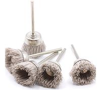 Lot de 5 brosses de nettoyage en nylon [extra dur] 22 mm pour outil multifonction Dremel Proxxon
