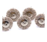 Lot de 5 brosses de nettoyage en nylon [extra dur] 25 mm pour outil multifonction Dremel Proxxon