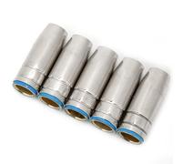 Lot de 5 Buses de Gaz Coniques en Cuivre de Galvanoplastie de 15 Mm pour Torche de Soudage Binzel MB 25AK MIG MAG, Fabrication de Précision, Taille Standard, Remplacez les Pièces