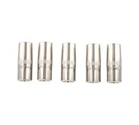 Lot de 5 buses de gaz Mig KP2742-1-62R 1,6 cm en cuivre pour buse de soudage MIG 1,6 cm ID pour buse à gaz filetée Lincoln 350 A pour PRO 250L 300L ID 1,6 cm pour buse MIG encastrée 0,3 cm Cuivre