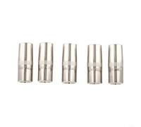 Lot de 5 buses de gaz MIG KP2742-1-62R, pointe de soudure filetée en cuivre 350 A avec diamètre intérieur de 5/8", compatible avec Lincoln, Magnum PRO 250L et 300L, kit d'accessoires de soudage