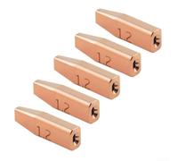 Lot de 5 buses de guidage à double fil pour CQWY SUP21S - Pointe de soudure en cuivre de 1 à 2 mm de diamètre réglable - Bande passante étroite