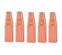 Lot de 5 buses de guidage à double fil pour Cqwy Sup21s, pointe de soudure Mig en cuivre avec faible émission de fumée, diamètre flexible de 1,0, 1,2, 1,6, 2 mm, 2 mm