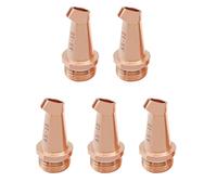 Lot de 5 buses de soudage laser en cuivre pour pistolet de soudage laser portable AS-12 Buses en cuivre M16 H35 pour CQWY/SUP20S/T SUP21S/T