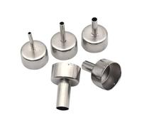 Lot de 5 buses de station de reprise d'air chaud 22 mm pour 858D 8586 878D | Ce lot de cinq buses en acier résiste aux fuites d'air et à la chaleur lors des travaux de soudure à air chaud et de