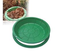 Lot de 5 cache-regards ronds de 40 cm et cadre pour ceintures vertes/pelouses, pots de plantation en plastique avec trou de traction et couvercle invisible