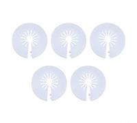 Lot de 5 cache-tuyaux en plastique blanc pour évier de salle de bain et tuyaux de radiateur de 15 mm à 28 mm de diamètre pour interstices autour des conduites de chauffage de l'eau