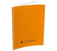 Lot de 5 Cahier Sept PP piqué 17x22, 192p./96 feuilles 70g/m², Séyès, coloris orange