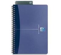 Lot de 5 Cahiers ESSENTAIL spiralés, Format 14,8 x 21 cm, 180 pages, Quadrillé 5 x 5. Couverture carte souple assortie G