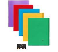 Lot de 5 Cahiers Koverbook 2 en 1-24 x 32 cm 96 pages + 1 Index Adhesif Blumie