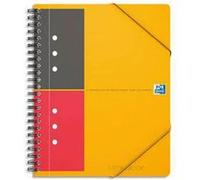 Lot de 5 Cahiers MEETINGBOOK spirales, Reliure intégrale, 160 pages, Format : 14,8 x 21 cm, (détaché) ligné 6mm G