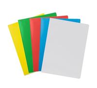 Lot de 5 cahiers polypro CALLIGRAPHE 24x32 96p grands carreaux Séyès 90 g - Bleu Rouge Jaune Vert Incolore