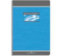 Lot de 5 Cahiers reliure brochure souple, Format 17 x 22 cm, 192 pages, Quadrillé 5 x 5, papier 70g G