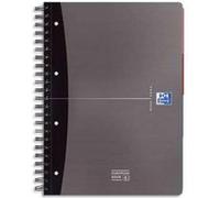 Lot de 5 Cahiers reliure spirales, Format 24,5 x 31,5 cm, 240 pages, petits carreaux, couverture rigide - OXFORD OFFICE - G