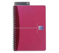 Lot de 5 Cahiers Urban Mix reliure spirale, Format 21 x 29,7 cm, 100 pages, ligné 7 mm, papier 90g couverture polypro, OXFORD
