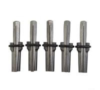 Lot de 5 cales de séparation de pierre et de cales à plumes 14 mm pour fendre le granit dur, le béton, la maçonnerie, les travaux de carrière et de démolition avec construction en acier haute dureté