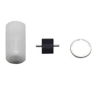 Lot de 5 capteurs de débit d'eau à effet Hall pour chaudière à gaz pour turbine à turbine, filetage de 2,5 cm, débitmètre de liquide CC 5-24 V (blanc)
