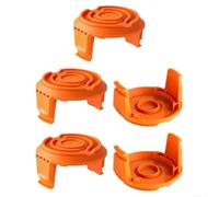 Lot de 5 capuchons de bobine compatibles Worx pour débroussailleuse WA6531 WA0010 WG155 WG150 WG151 WG152 WG153