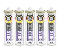 Lot de 5 cartouches de gaz pour appareils à gaz Fuel Cell 115 mm | Cartouche de gaz de rechange Ø32 pour cloueuse à gaz HB33