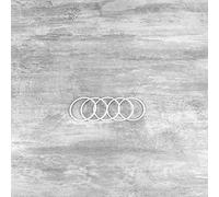 Lot de 5 Cercles métalliques Blanc diam. 5 cm pour Abat-Jour, Anneau epoxy Attrape rêves