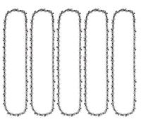 Lot de 5 chaînes de scie, 3/8" LP, 35 cm, 52 maillons, 1,3 mm