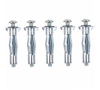Lot de 5 chevilles en métal à expansion Kreator m4 x 32mm