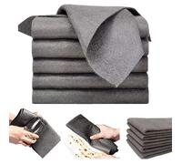 Lot de 5 chiffons de nettoyage magiques épais, chiffons de nettoyage en microfibre multi-usages, chiffons de nettoyage en microfib
