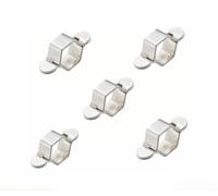 Lot de 5 clés à douille pour tube ondulé en ABS de 10,2 cm | Interface de prise, fixation rapide, raccords de tuyau, noyau métallique, résistance robuste