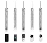 Lot de 5 clés de démontage de sonnette de rechange compatibles avec Eufy Chime Nest Blink Arlo Google Video Doorbell SIM
