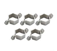 Lot de 5 clés hexagonales à douille pour démonter les tuyaux des tuyaux d'entrée dans les systèmes d'arrosage et de robinets extérieurs réutilisables en métal à 4 points compatibles avec les tuyaux
