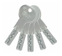 Lot de 5 clés sur numéro de variure AGL000697 et AEA016057 - ISR6 ISEO CITY