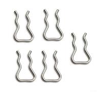 Lot de 5 clips d'injection de carburant pour électrovanne en acier inoxydable