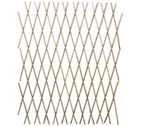 Lot de 5 clôtures en osier - 180 x 90 cm - Extensible - Traité contre les intempéries - Tuteur pour plantes grimpantes - Brise-vue pour jardin et cour