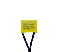 Lot de 5 condensateurs de sécurité AD K X2, 0,1 uF, 0,15 uF, 0,22 uF, 0,33 uF, 0,47 uF, 250 V-275 V, boîtier flexible, condensateur de sécurité(0.47UF)