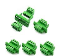 Lot de 5 connecteurs Phoenix à 3 broches de 5,08 mm, connecteurs Phoenix à travers le mur, 24-12 AWG, 300 V 15 A