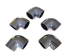 Lot de 5 Coudes PVC Pression 90° / 63mm intérieur F/F PN16 / Piscine et arrosage / 63 mm Manchon