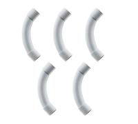 Zenitech - Lot de 5 Courbes pour Tube IRL Ø20mm - Gris