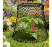 Lot de 5 couvercles de dôme en fer pour la protection contre le gel et le contrôle de la faune, fonctionne comme cache-pot suspendu ou bouclier de protection pour plantes