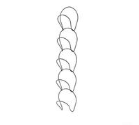 Lot de 5 crochets multi-couches en fer à ventouse, support de rangement pour écharpes et sacs, sans perçage, support mural pour locataires, facile à nettoyer (noir)