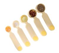 Lot de 5 cuillères à mesurer, ustensiles pour portions diététiques, cuillères doseuses de buffet, pour cuisine commerciale, restaurant, buffet, préparation de repas, appartements, dortoirs