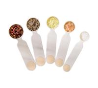 Lot de 5 cuillères doseuses alimentaires, pour cuisine, restaurant, restaurant, buffet, appartement, dortoir