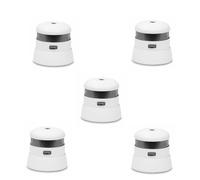 Lot de 5 détecteurs de fumée certifié nf cavius durée 10 ans X5 - Lifebox