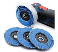 Lot de 5 disques à lamelles - 76 x 10 mm - Grain 120 - Pour Bosch GWS 10,8 10 8 12 V 12 76
