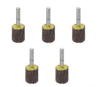 Lot de 5 disques abrasifs à lamelles 16-40 mm de diamètre Grain 80 pour perceuse électrique Convient pour le meulage du métal et du bois (20 mm)