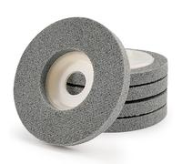 Lot de 5 disques abrasifs en fibre de nylon pour meuleuses d'angle 115 mm x 22 mm