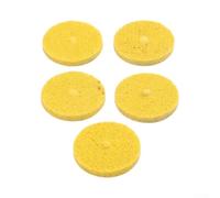 Lot de 5 disques abrasifs en forme de T en nylon pour acier inoxydable | Design en forme de T, 25 mm de diamètre, nylon pour la fibre, idéal pour le métal, l'acier inoxydable, le verre
