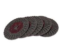 lot de 5 disques abrasifs semi rigide, flexible grain de 36, O 115 mm - Rosver G