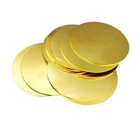 Lot de 5 disques en laiton H62 de 20 mm de diamètre et 0,5 à 2 mm d'épaisseur, joints en laiton(20x1.2mm)